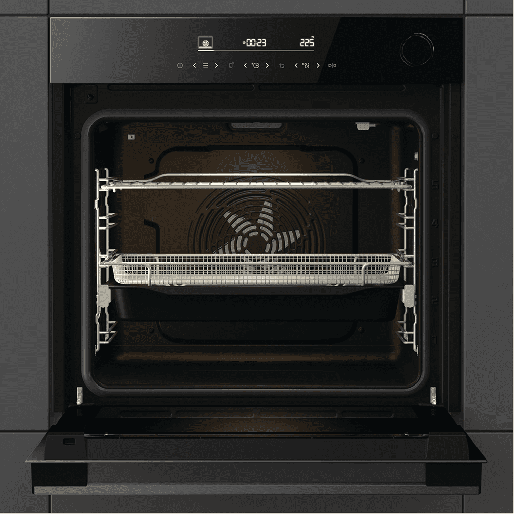 Hisense Hi6 BlackLine Multifunction Steam Add Single Oven BSA66346ADBGUK - Black Hisense Hi6 BlackLine Multifunction Steam Add Single Oven BSA66346ADBGUK - Black