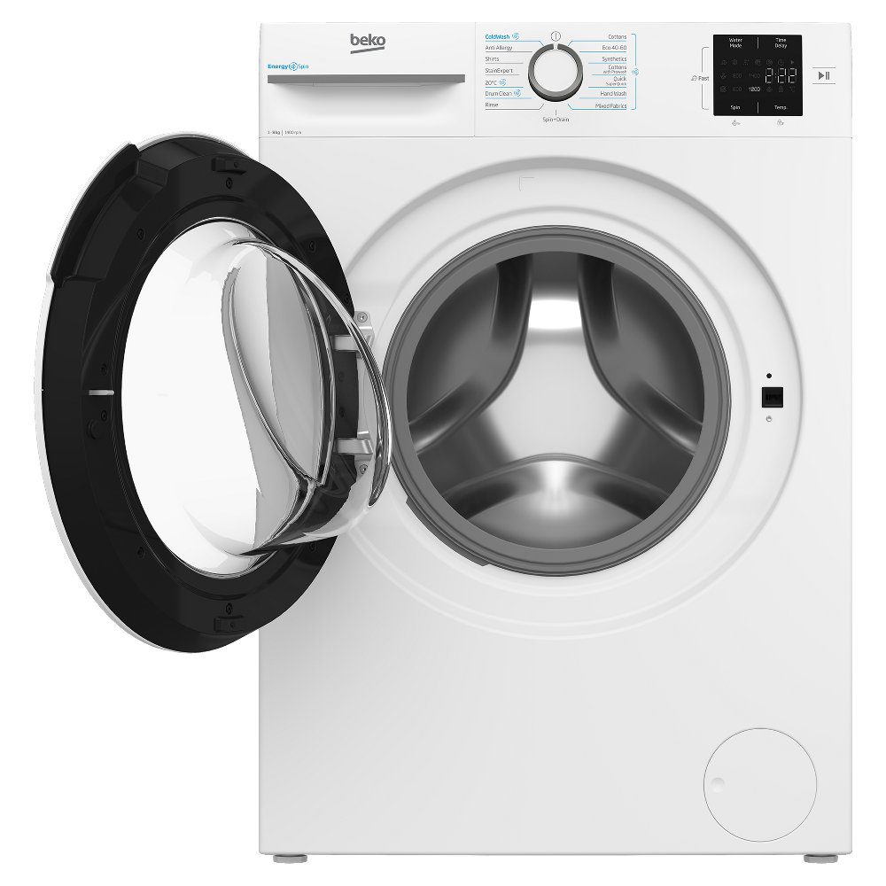 Beko 8kg Washing Machine 1400rpm BMN3WT3841W - White Beko 8kg Washing Machine 1400rpm BMN3WT3841W - White