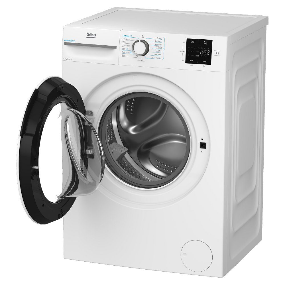 Beko 8kg Washing Machine 1400rpm BMN3WT3841W - White Beko 8kg Washing Machine 1400rpm BMN3WT3841W - White