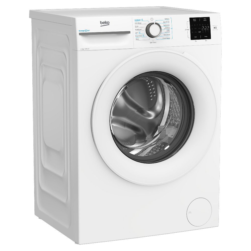 Beko 8kg Washing Machine 1400rpm BMN3WT3841W - White Beko 8kg Washing Machine 1400rpm BMN3WT3841W - White