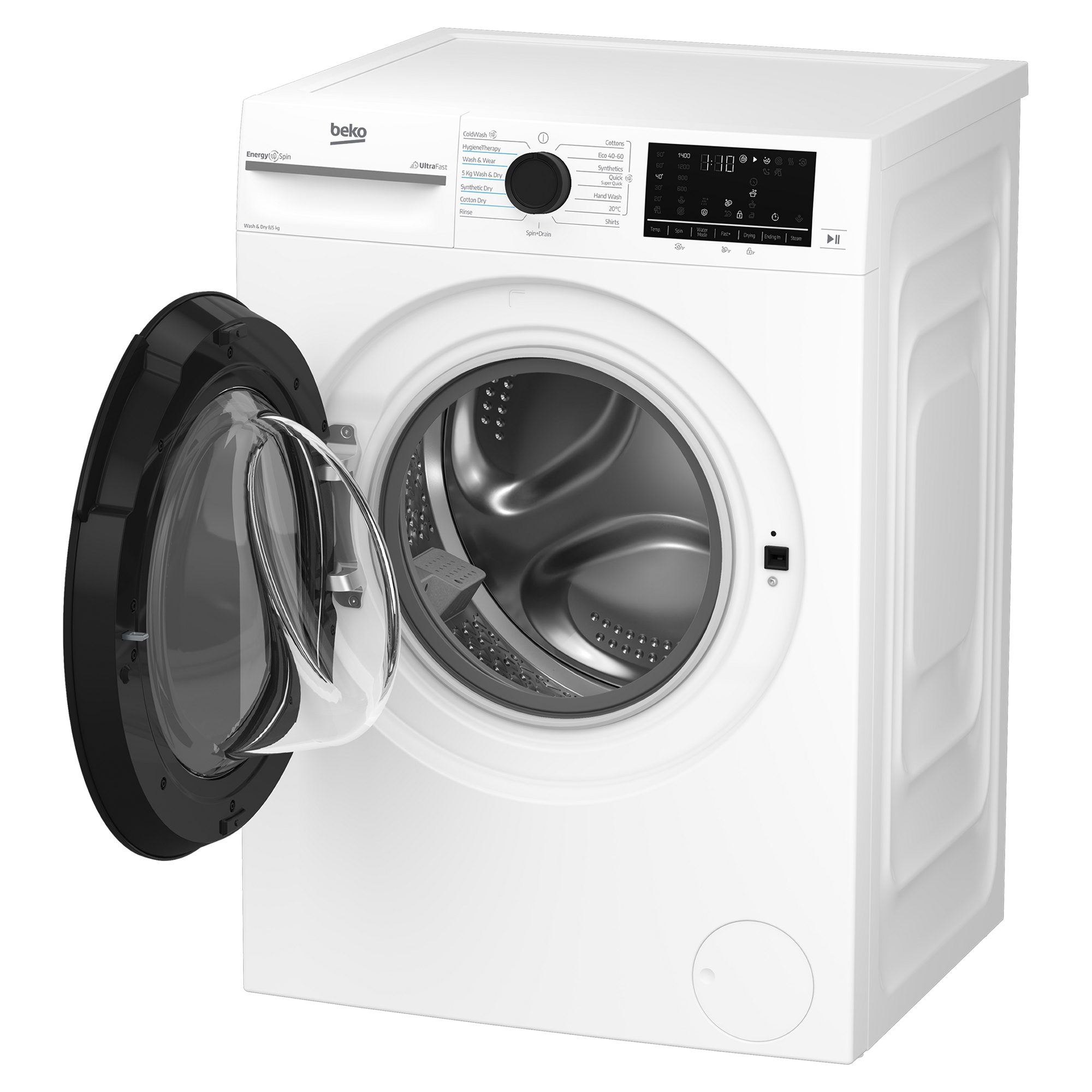 Beko 8kg/5kg Washer Dryer BMND8545UW - White Beko 8kg/5kg Washer Dryer BMND8545UW - White