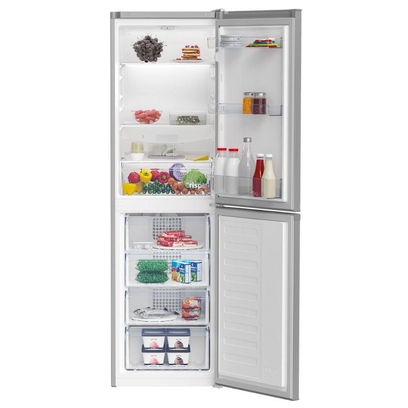 Beko 54cm Frost Free Fridge Freezer CCFM4582S - Silver Beko 54cm Frost Free Fridge Freezer CCFM4582S - Silver