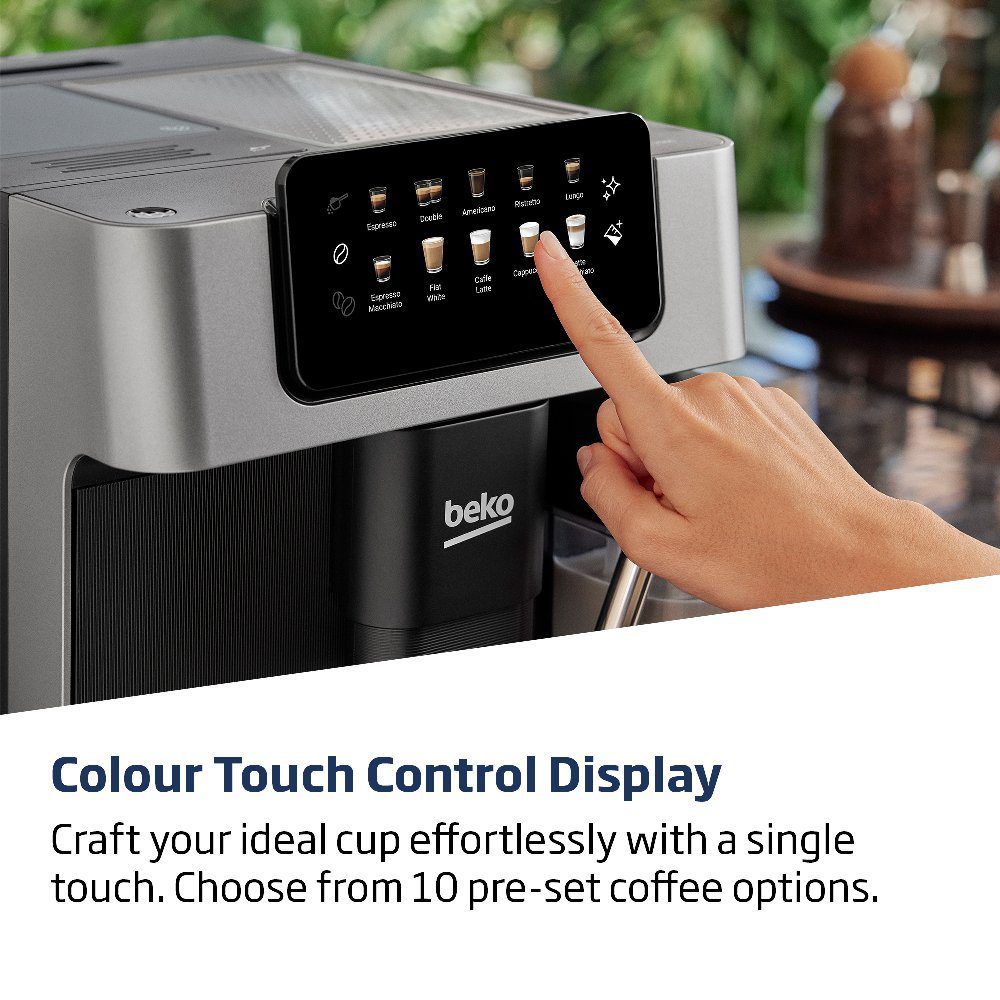Beko Freestanding Fully Automatic Coffee Machine CEG7304X - Stainless Steel Beko Freestanding Fully Automatic Coffee Machine CEG7304X - Stainless Steel