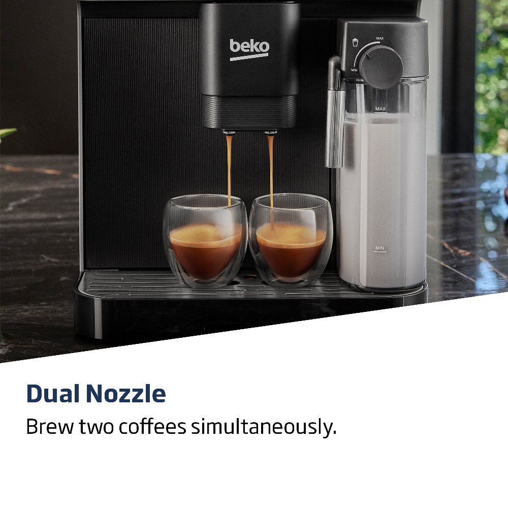 Beko Freestanding Fully Automatic Coffee Machine CEG7304X - Stainless Steel Beko Freestanding Fully Automatic Coffee Machine CEG7304X - Stainless Steel