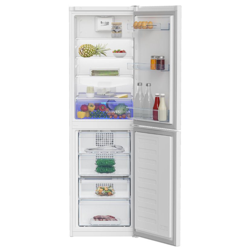 Beko 54cm Frost Free Fridge Freezer CNG4582VW - White Beko 54cm Frost Free Fridge Freezer CNG4582VW - White