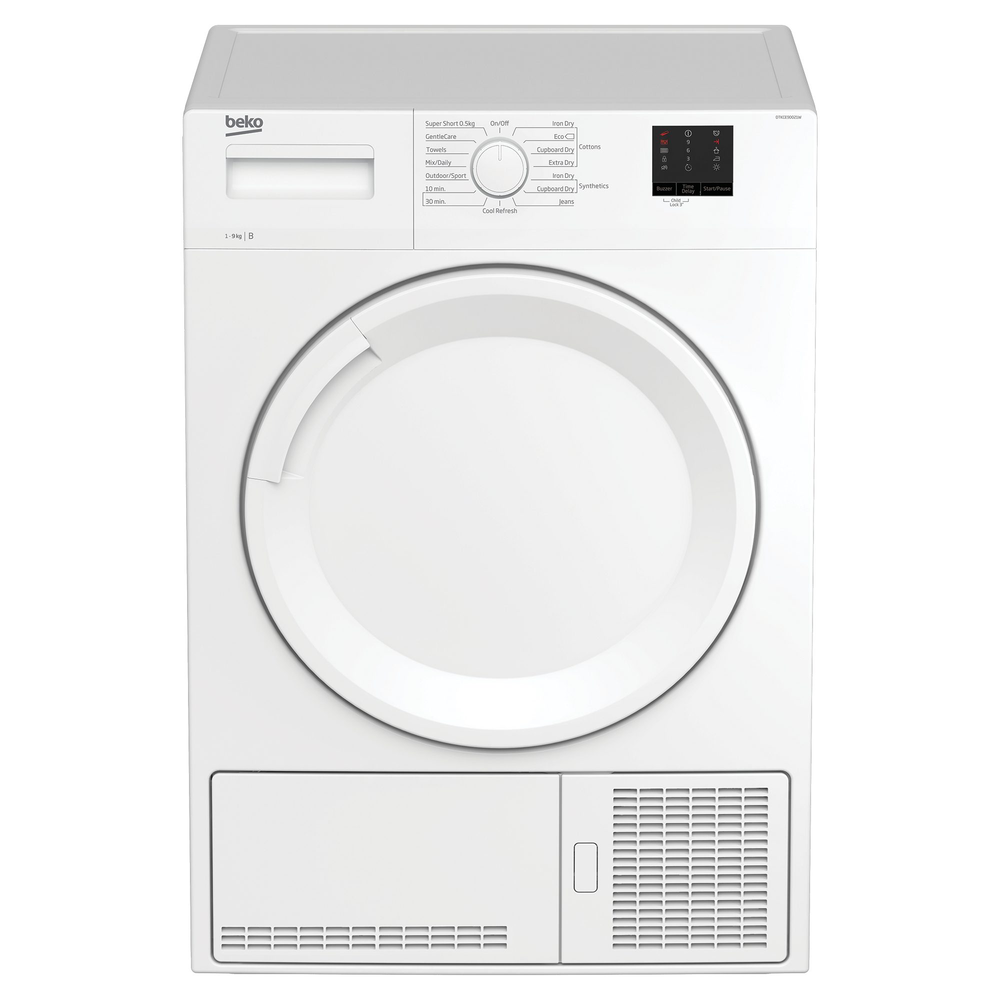 Beko  9kg Condenser Dryer DTKCE90021W - White