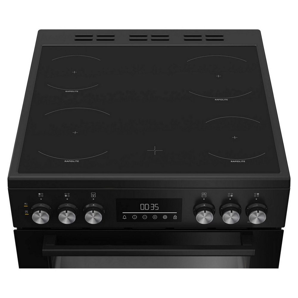 Beko 60cm Freestanding Ceramic Cooker EDC6731K - Black Beko 60cm Freestanding Ceramic Cooker EDC6731K - Black