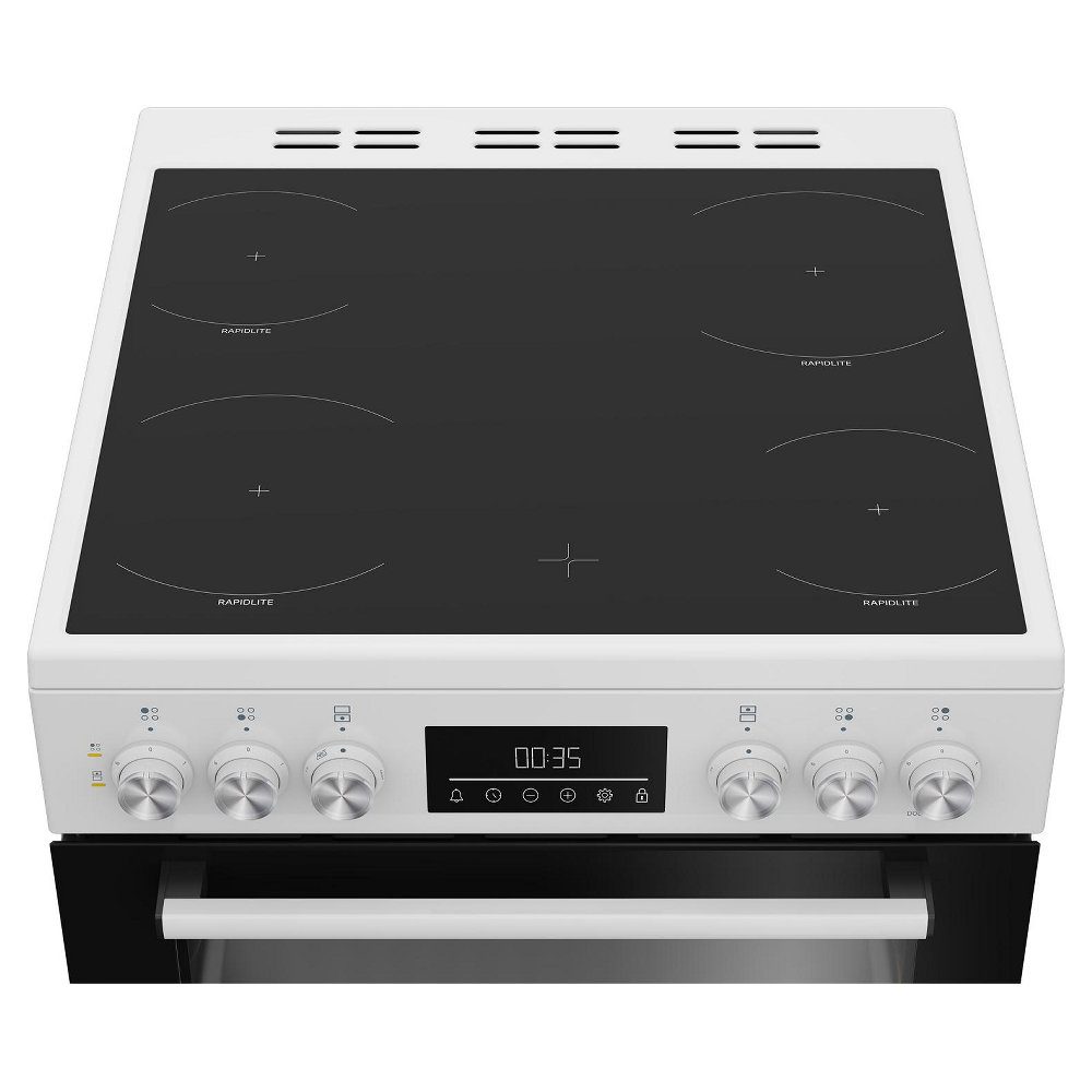 Beko 60cm Freestanding Ceramic Cooker EDC6731W - White Beko 60cm Freestanding Ceramic Cooker EDC6731W - White