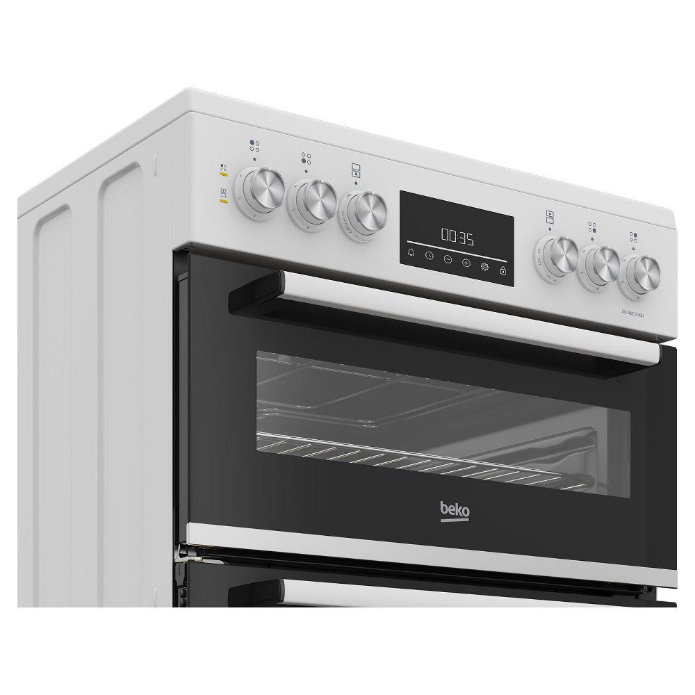 Beko 60cm Freestanding Ceramic Cooker EDC6731W - White Beko 60cm Freestanding Ceramic Cooker EDC6731W - White