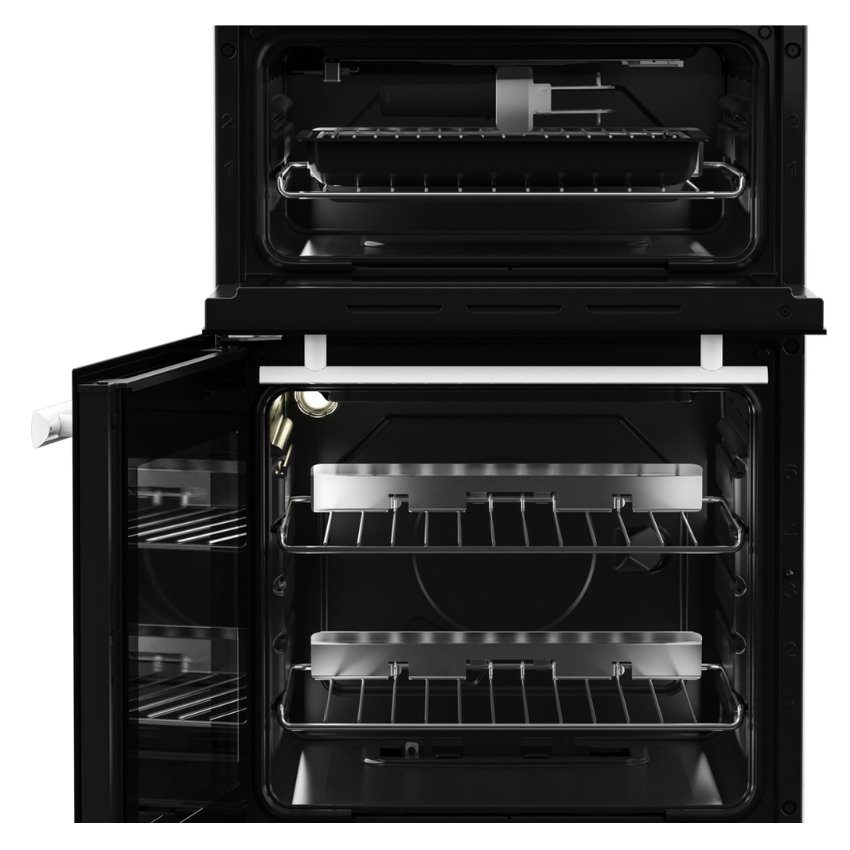 Beko 50cm Freestanding Gas Cooker With Glass Lid EDG507W - White Beko 50cm Freestanding Gas Cooker With Glass Lid EDG507W - White