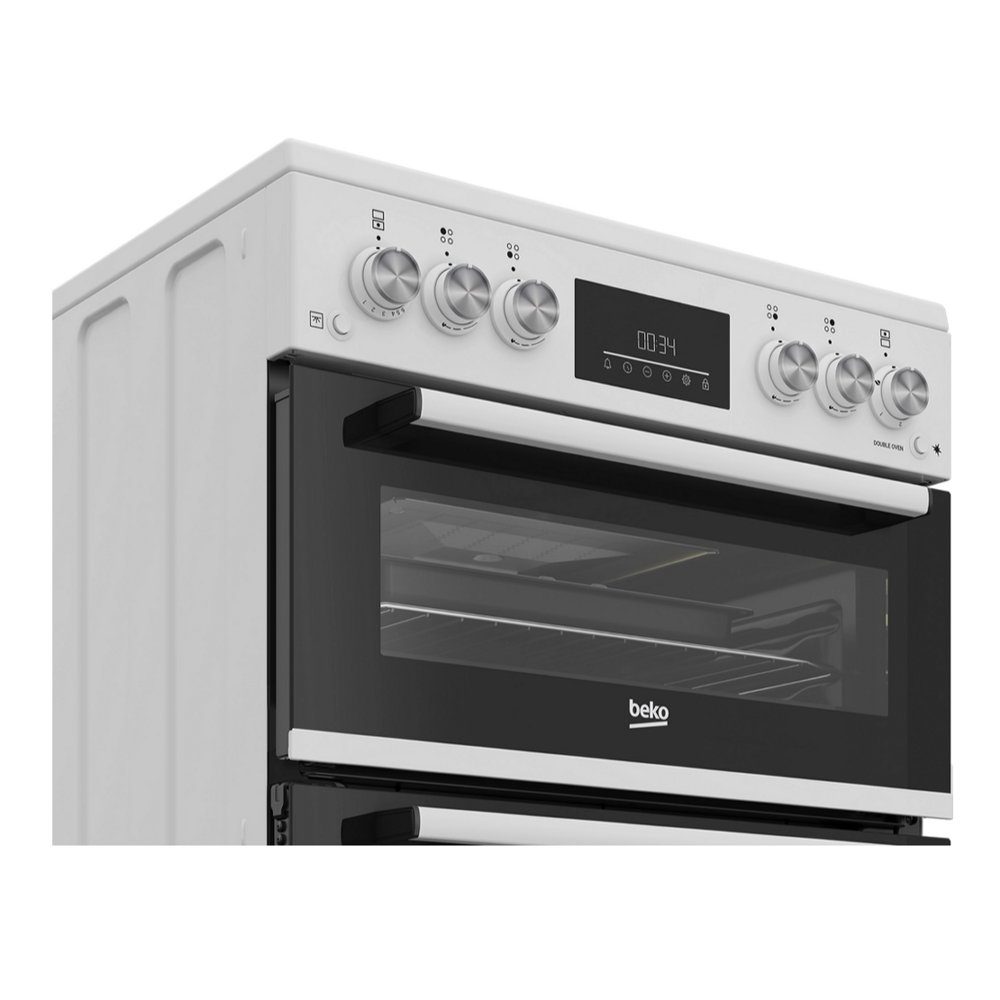 Beko 60cm Freestanding Gas Cooker EDG6231W - White Beko 60cm Freestanding Gas Cooker EDG6231W - White