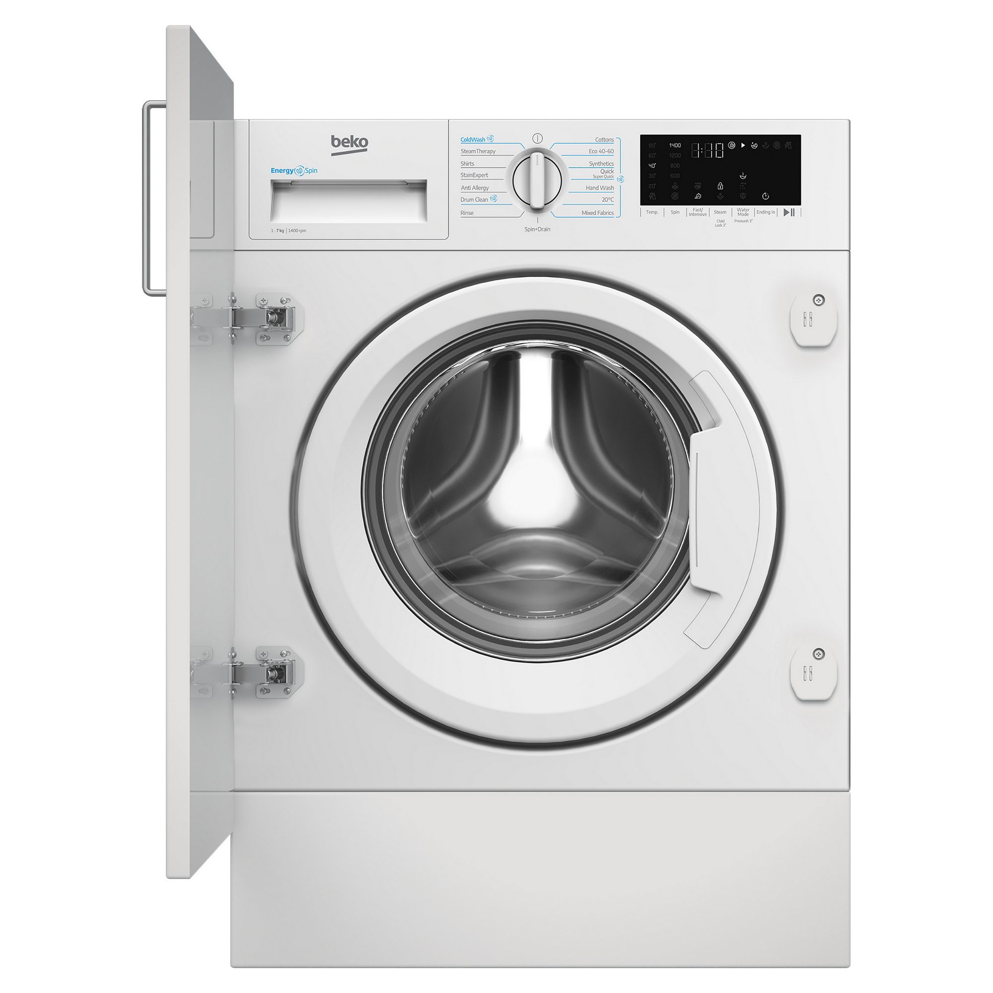 Beko  7kg Fully Integrated Washing Machine 1400rpm WTIK741511