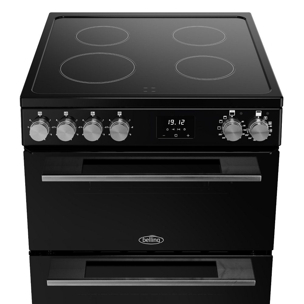 Belling Vision 60EI Twin Cavity Induction Freestanding Cooker 444412059 - BLACK Belling Vision 60EI Twin Cavity Induction Freestanding Cooker 444412059 - BLACK