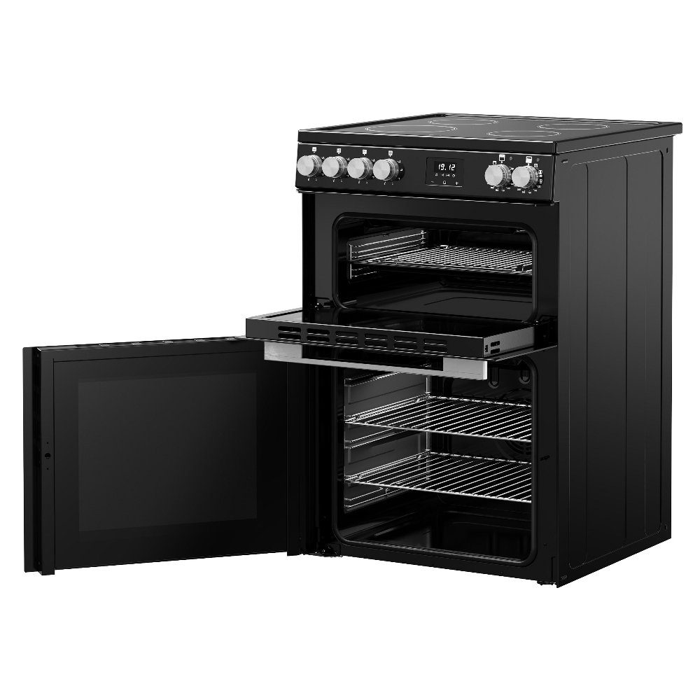 Belling Vision 60EI Twin Cavity Induction Freestanding Cooker 444412059 - BLACK Belling Vision 60EI Twin Cavity Induction Freestanding Cooker 444412059 - BLACK