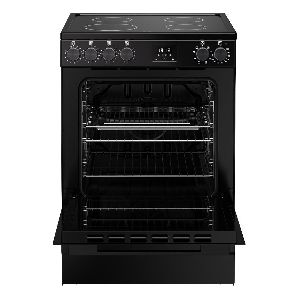 Belling Vision 60EI Single Cavity Induction Freestanding Cooker 444412053 - Black Belling Vision 60EI Single Cavity Induction Freestanding Cooker 444412053 - Black