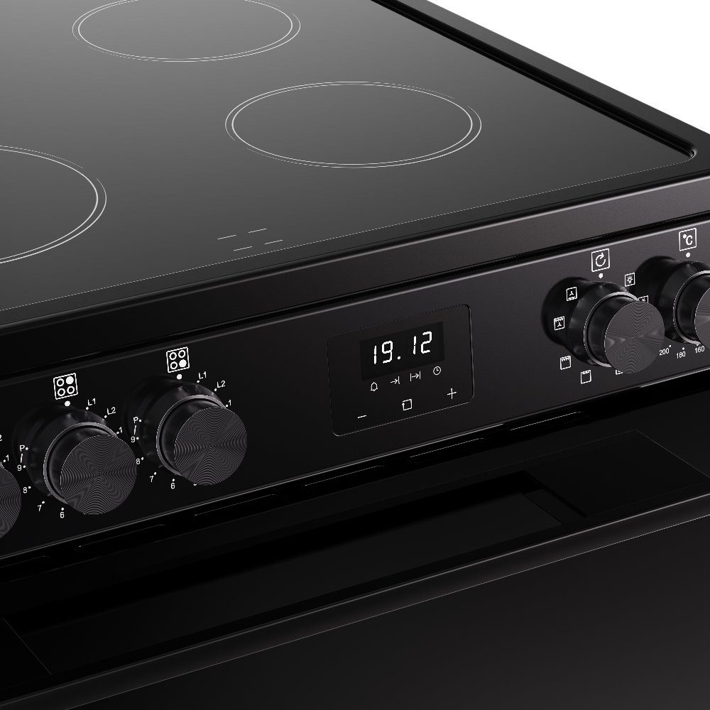Belling Vision 60EI Single Cavity Induction Freestanding Cooker 444412053 - Black Belling Vision 60EI Single Cavity Induction Freestanding Cooker 444412053 - Black