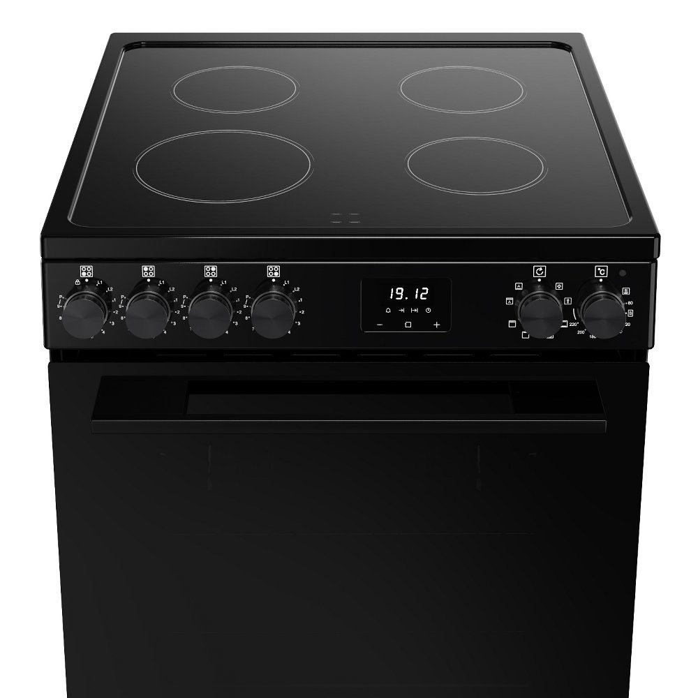 Belling Vision 60EI Single Cavity Induction Freestanding Cooker 444412053 - Black Belling Vision 60EI Single Cavity Induction Freestanding Cooker 444412053 - Black