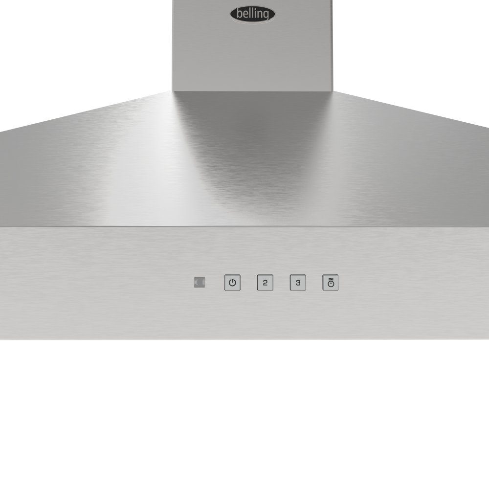 Belling Cookcentre 100PYR Chimney Hood 444411669 - Stainless Steel Belling Cookcentre 100PYR Chimney Hood 444411669 - Stainless Steel