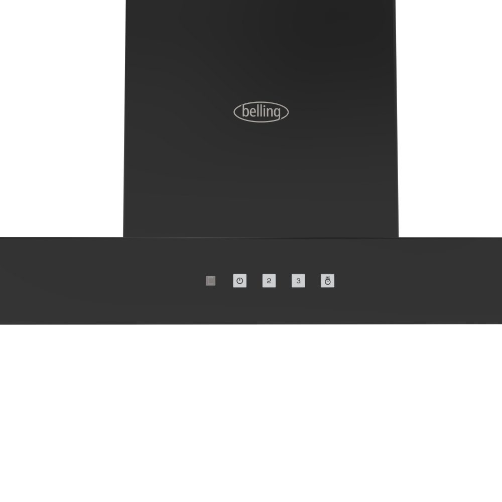 Belling Cookcentre 110T Chimney Hood 444411666 - Black Belling Cookcentre 110T Chimney Hood 444411666 - Black