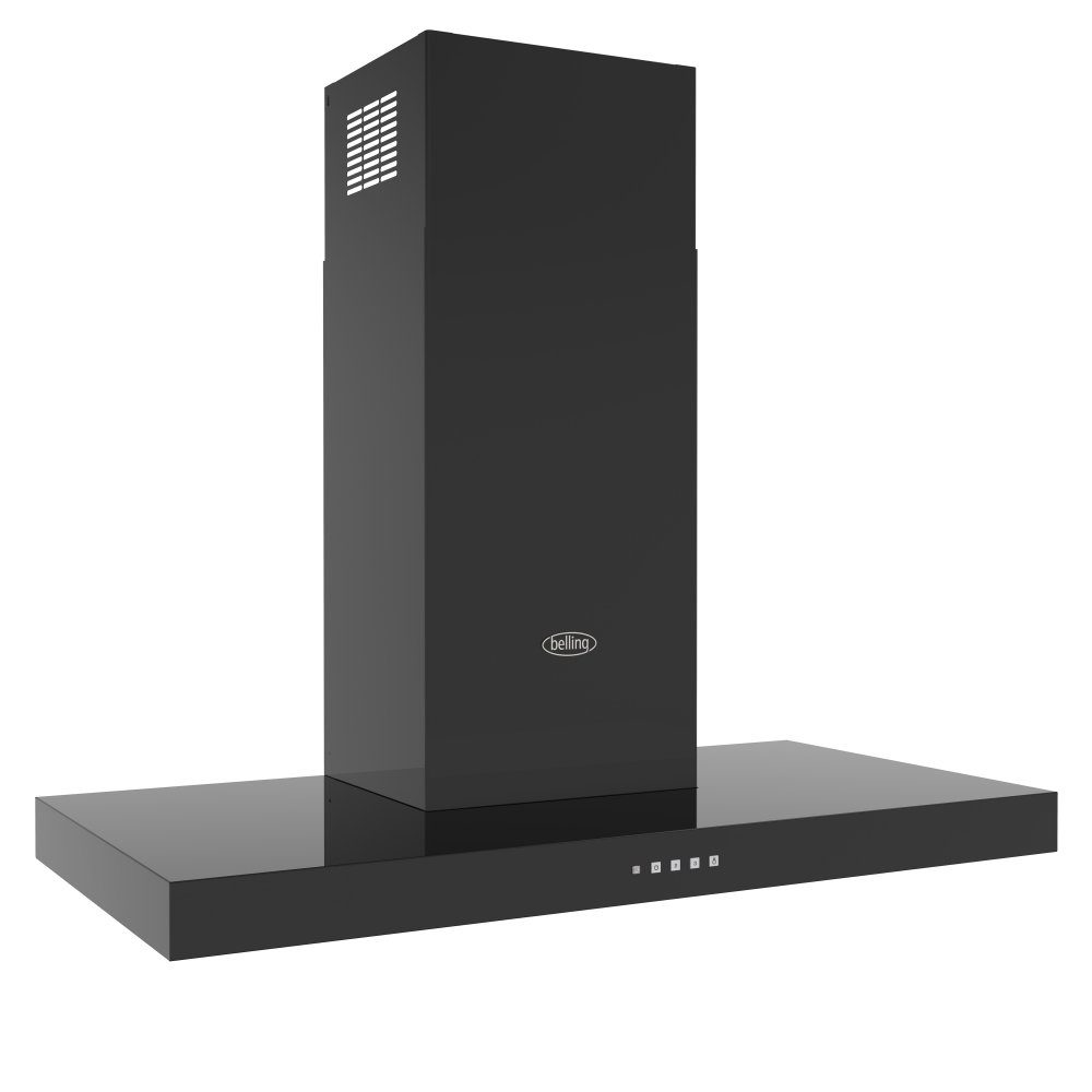 Belling Cookcentre 110T Chimney Hood 444411666 - Black Belling Cookcentre 110T Chimney Hood 444411666 - Black