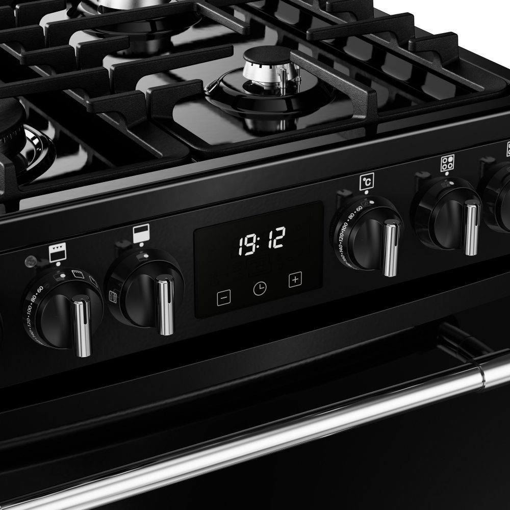 Belling 11813 60cm Dual Fuel Mini Range Cooker BEL MRA FARMHOUSE 60DF BLK - BLACK Belling 11813 60cm Dual Fuel Mini Range Cooker BEL MRA FARMHOUSE 60DF BLK - BLACK