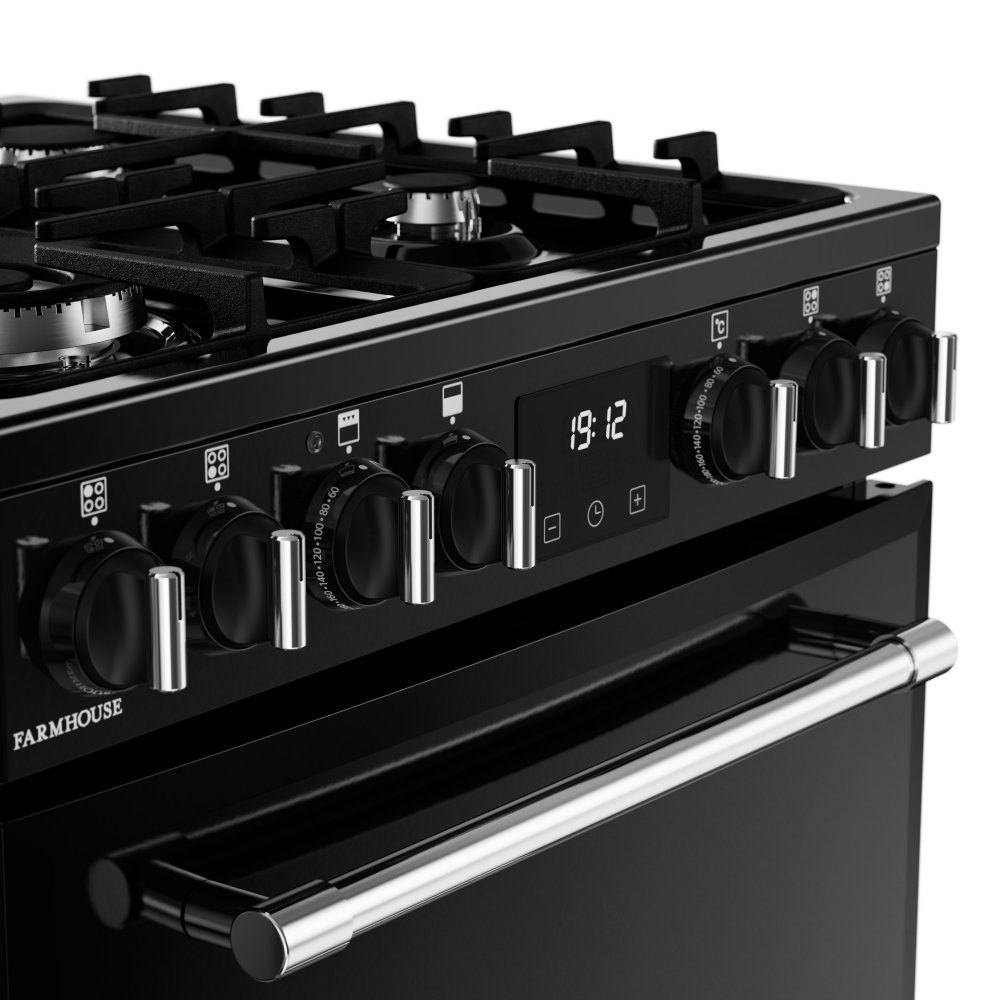 Belling 11813 60cm Dual Fuel Mini Range Cooker BEL MRA FARMHOUSE 60DF BLK - BLACK Belling 11813 60cm Dual Fuel Mini Range Cooker BEL MRA FARMHOUSE 60DF BLK - BLACK