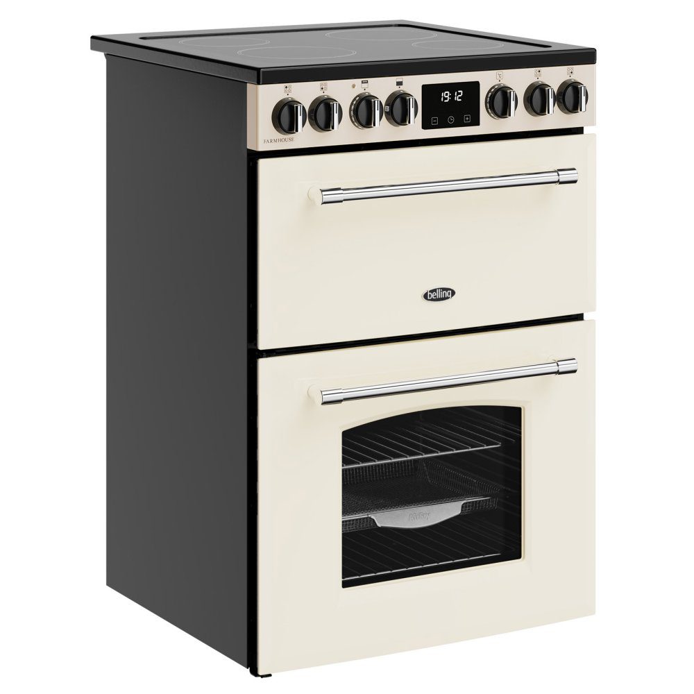 Belling 11811 60cm Ceramic Mini Range Cooker BEL MRA FARMHOUSE 60E CRM - CREAM Belling 11811 60cm Ceramic Mini Range Cooker BEL MRA FARMHOUSE 60E CRM - CREAM