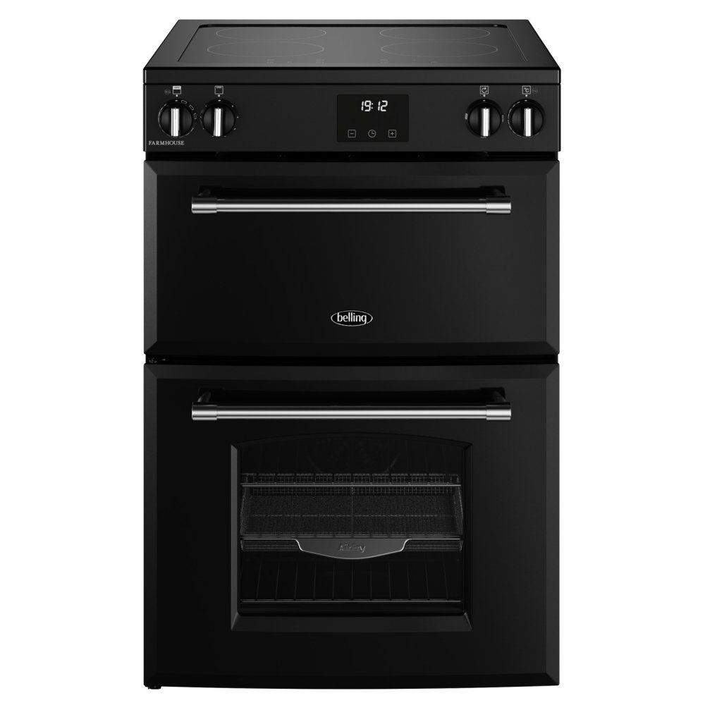 Belling  11815 60cm Induction Mini Range Cooker BEL MRA FARMHOUSE 60EI BLK - BLACK
