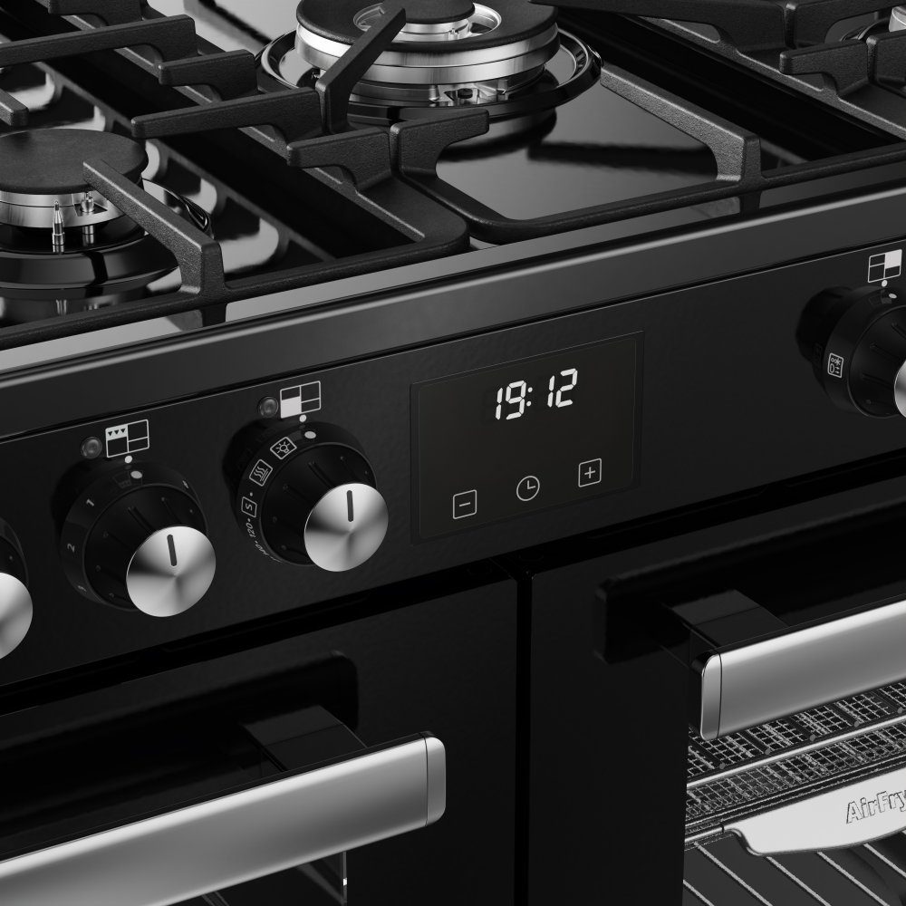 Belling Cookcentre 100DF Dual Fuel Range Cooker 444411799 - Black Belling Cookcentre 100DF Dual Fuel Range Cooker 444411799 - Black