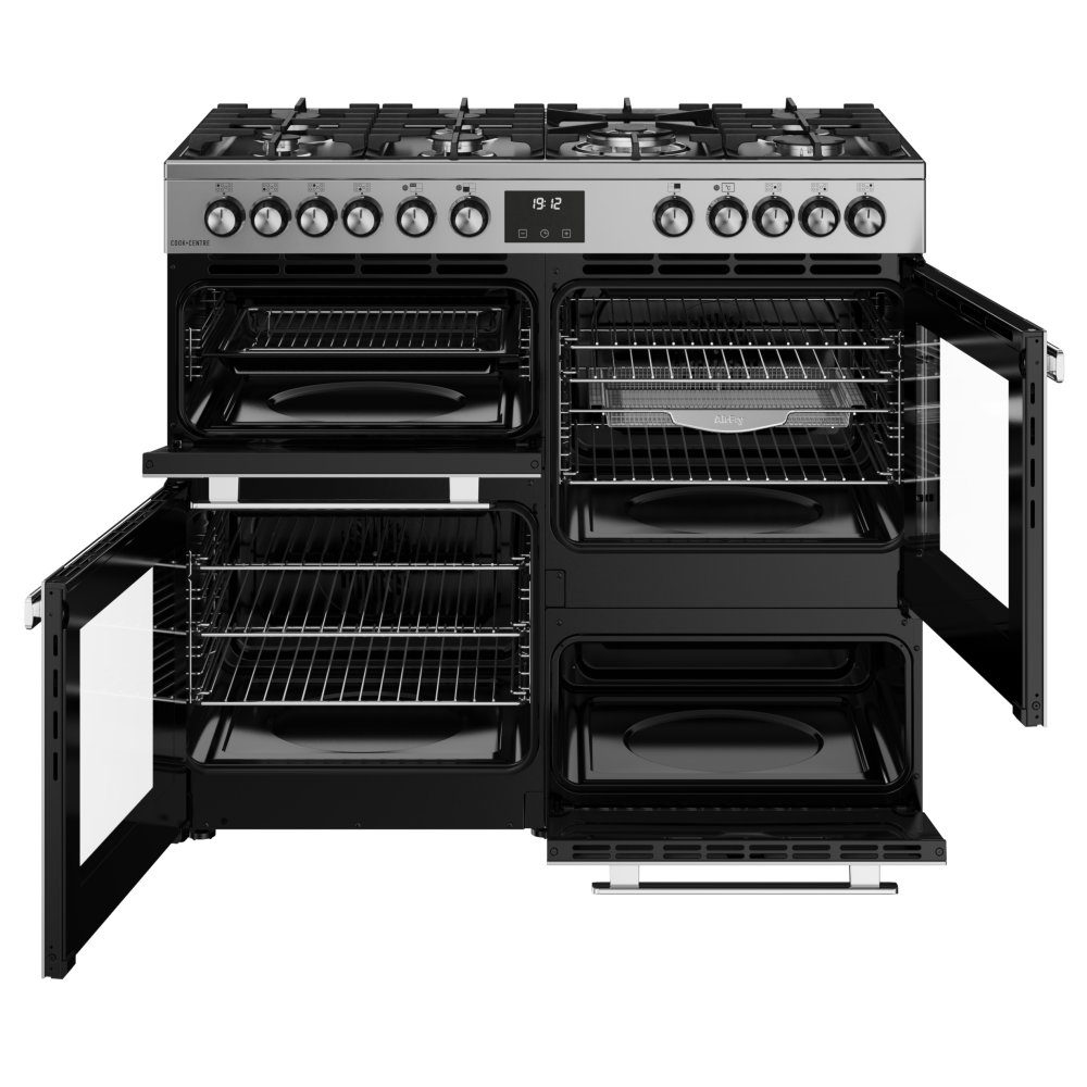 Belling Cookcentre 100DF Dual Fuel Range Cooker 444411800 - Stainless Steel Belling Cookcentre 100DF Dual Fuel Range Cooker 444411800 - Stainless Steel