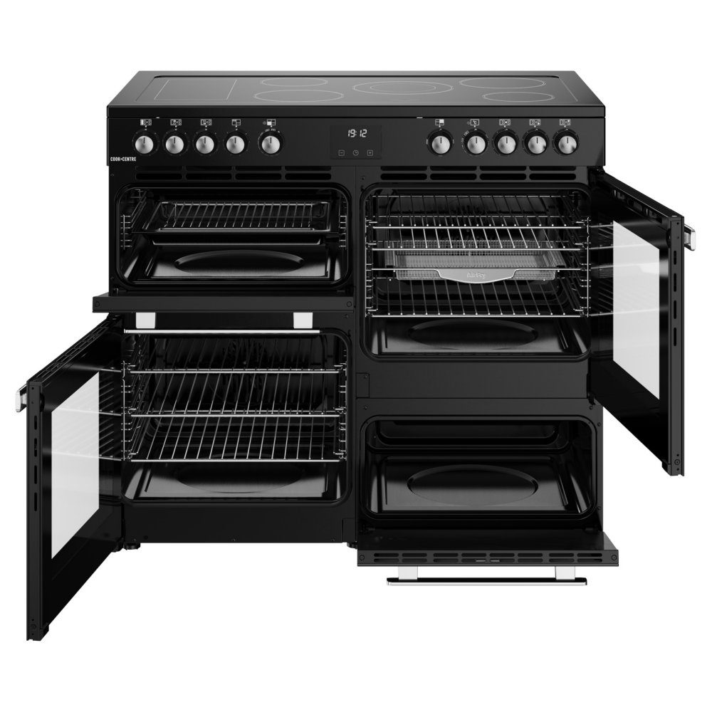 Belling Cookcentre 100E Ceramic Range Cooker 444411797 - BLACK Belling Cookcentre 100E Ceramic Range Cooker 444411797 - BLACK