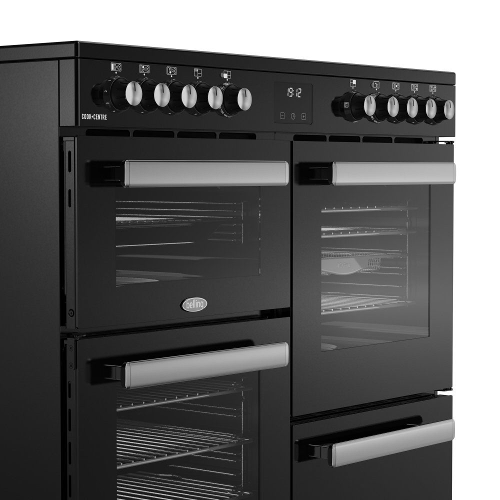 Belling Cookcentre 100E Ceramic Range Cooker 444411797 - BLACK Belling Cookcentre 100E Ceramic Range Cooker 444411797 - BLACK