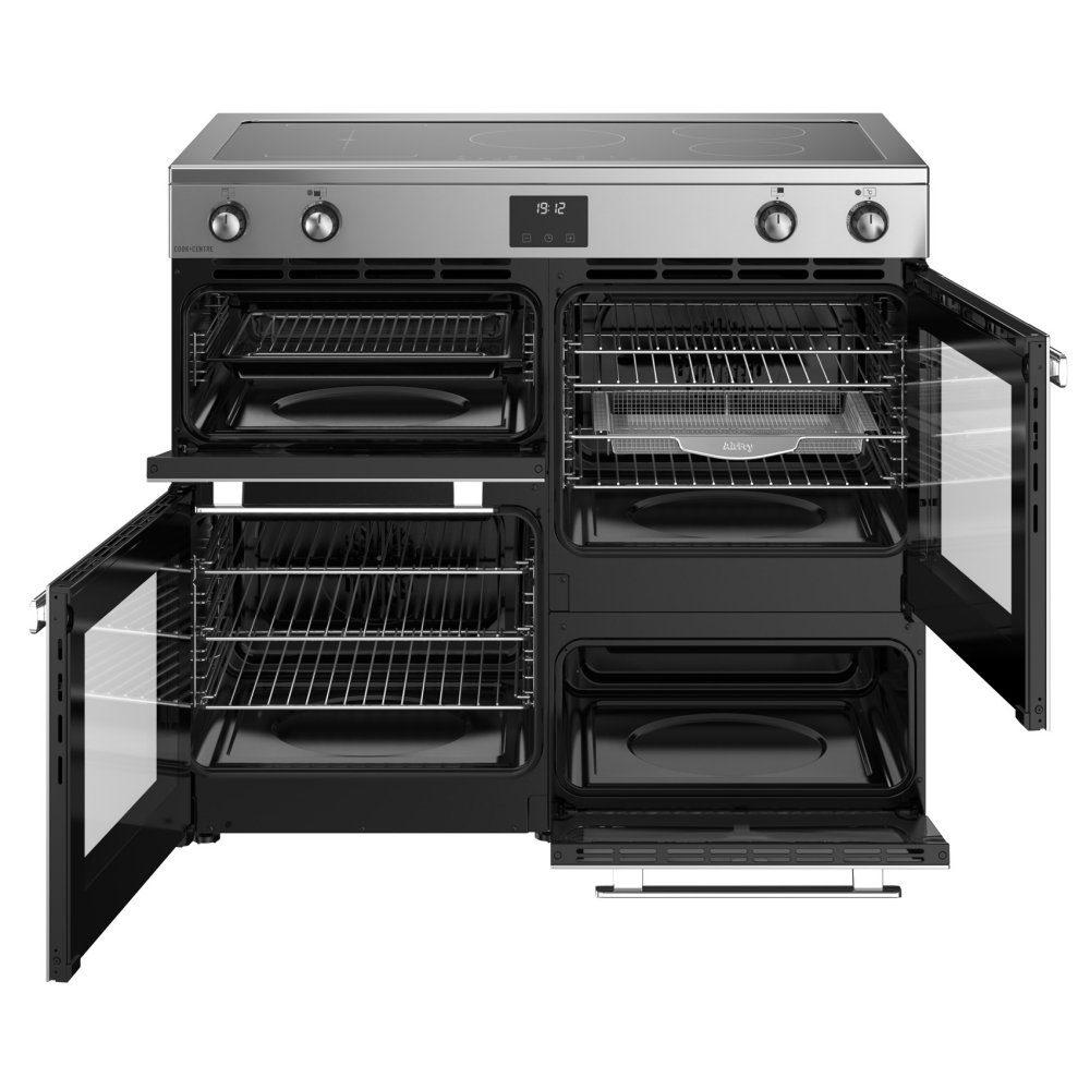 Belling Cookcentre 100EI Induction Range Cooker 444411802 - Stainless Steel Belling Cookcentre 100EI Induction Range Cooker 444411802 - Stainless Steel