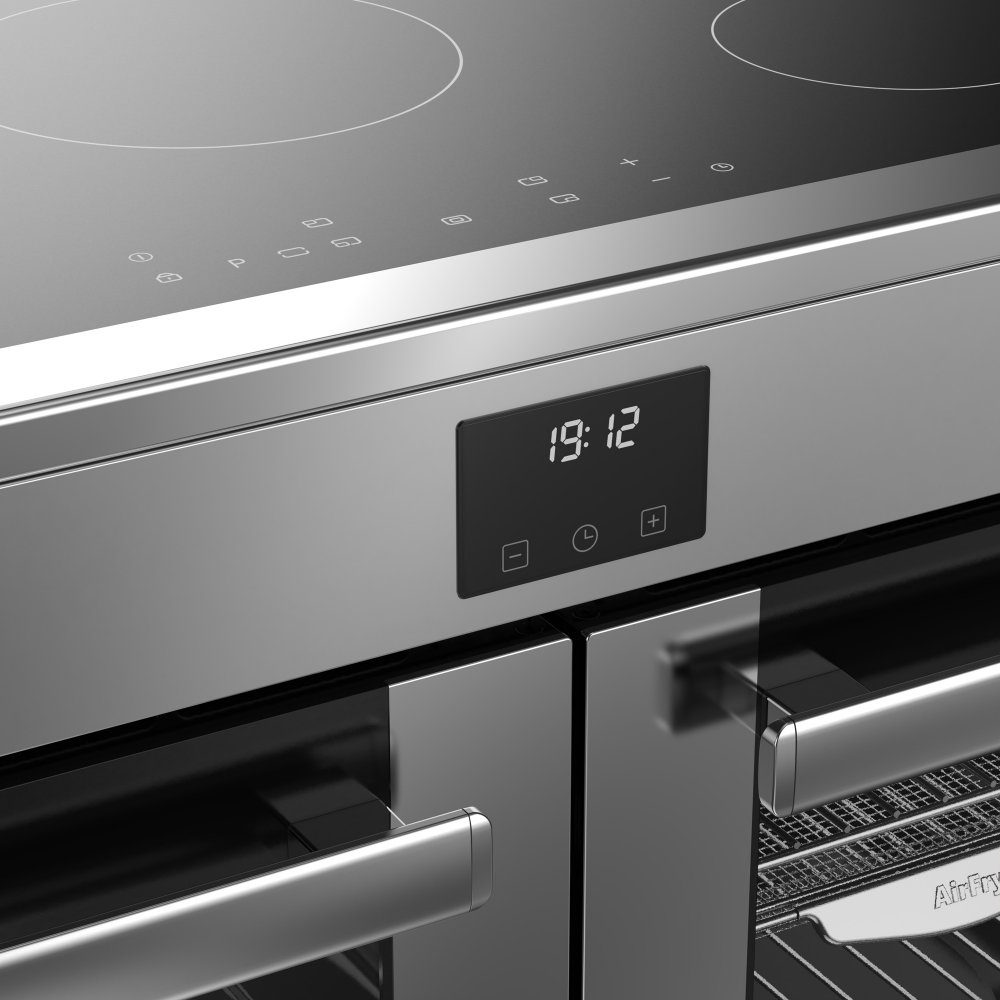 Belling Cookcentre 100EI Induction Range Cooker 444411802 - Stainless Steel Belling Cookcentre 100EI Induction Range Cooker 444411802 - Stainless Steel