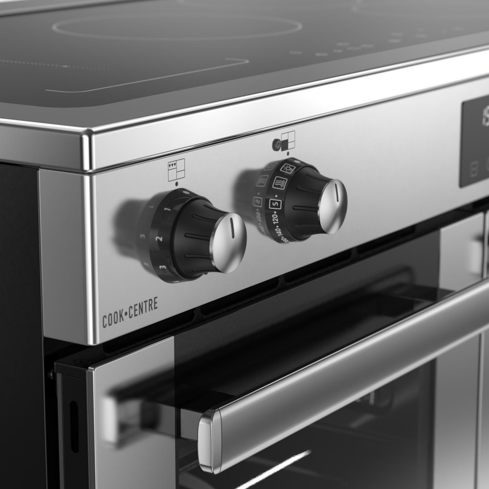Belling Cookcentre 100EI Induction Range Cooker 444411802 - Stainless Steel Belling Cookcentre 100EI Induction Range Cooker 444411802 - Stainless Steel