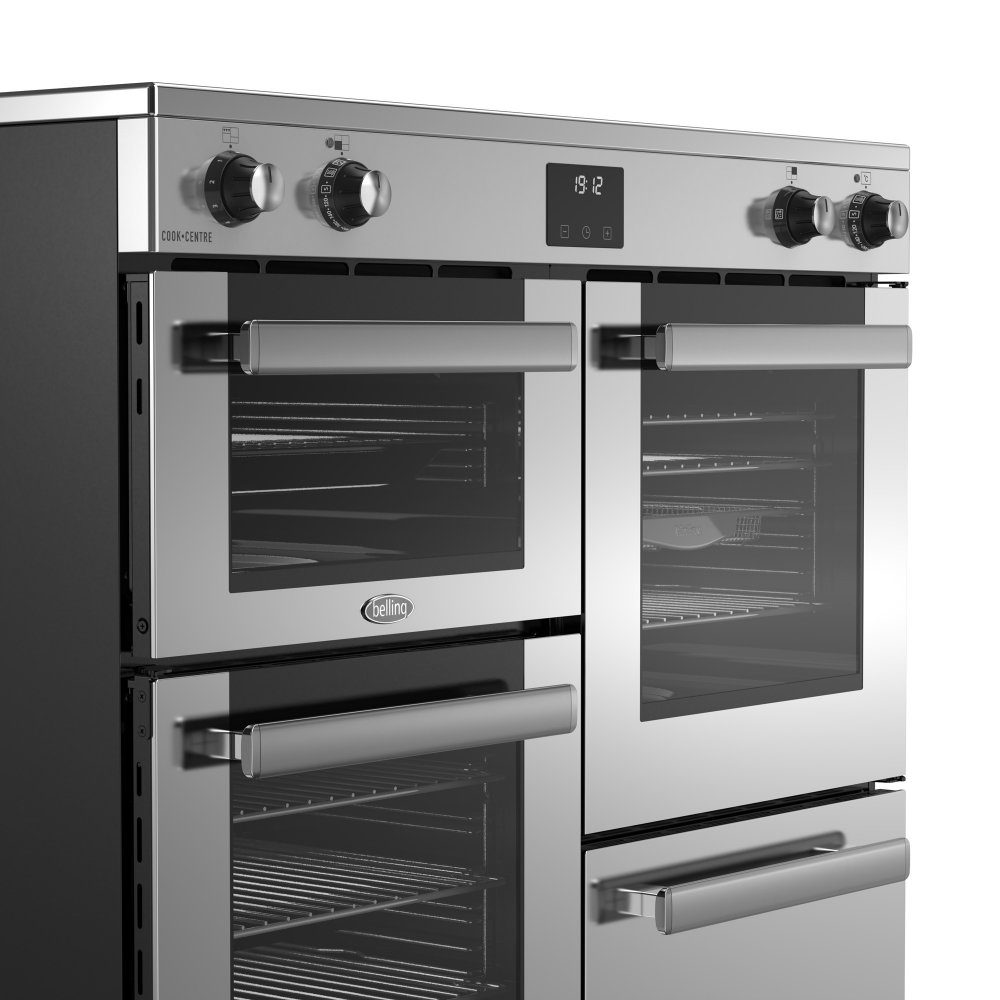 Belling Cookcentre 100EI Induction Range Cooker 444411802 - Stainless Steel Belling Cookcentre 100EI Induction Range Cooker 444411802 - Stainless Steel