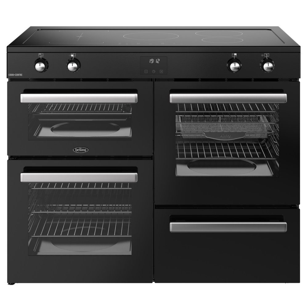Belling Cookcentre 110EI Induction Range Cooker 444411807 - Black