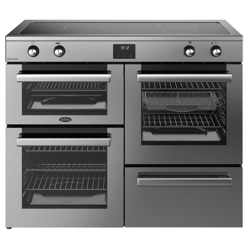Belling Cookcentre 110EI Induction Range Cooker 444411808 - Stainless Steel