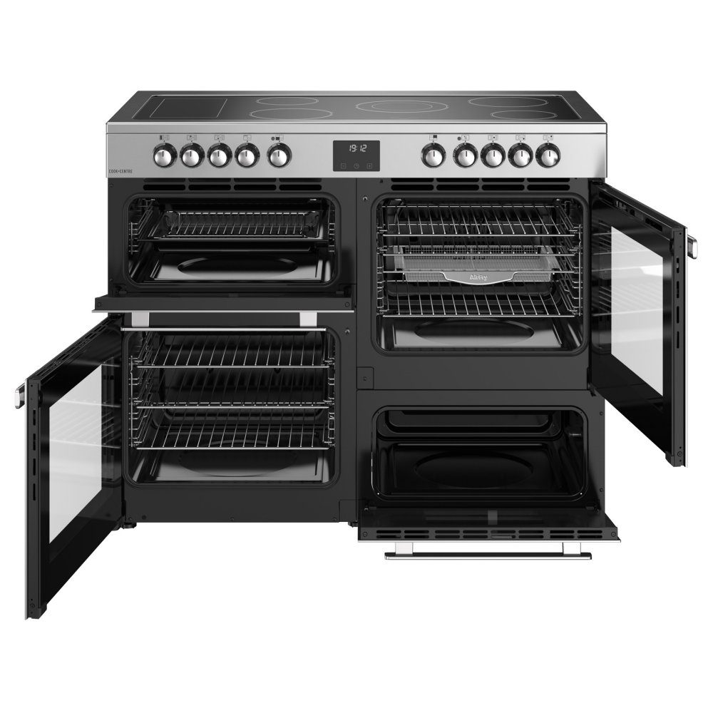 Belling Cookcentre 110E Ceramic Range Cooker 444411804 - Stainless Steel Belling Cookcentre 110E Ceramic Range Cooker 444411804 - Stainless Steel