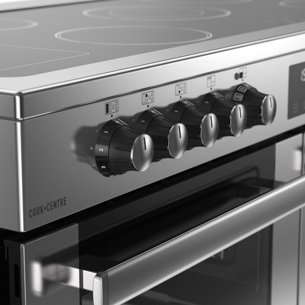 Belling Cookcentre 110E Ceramic Range Cooker 444411804 - Stainless Steel Belling Cookcentre 110E Ceramic Range Cooker 444411804 - Stainless Steel