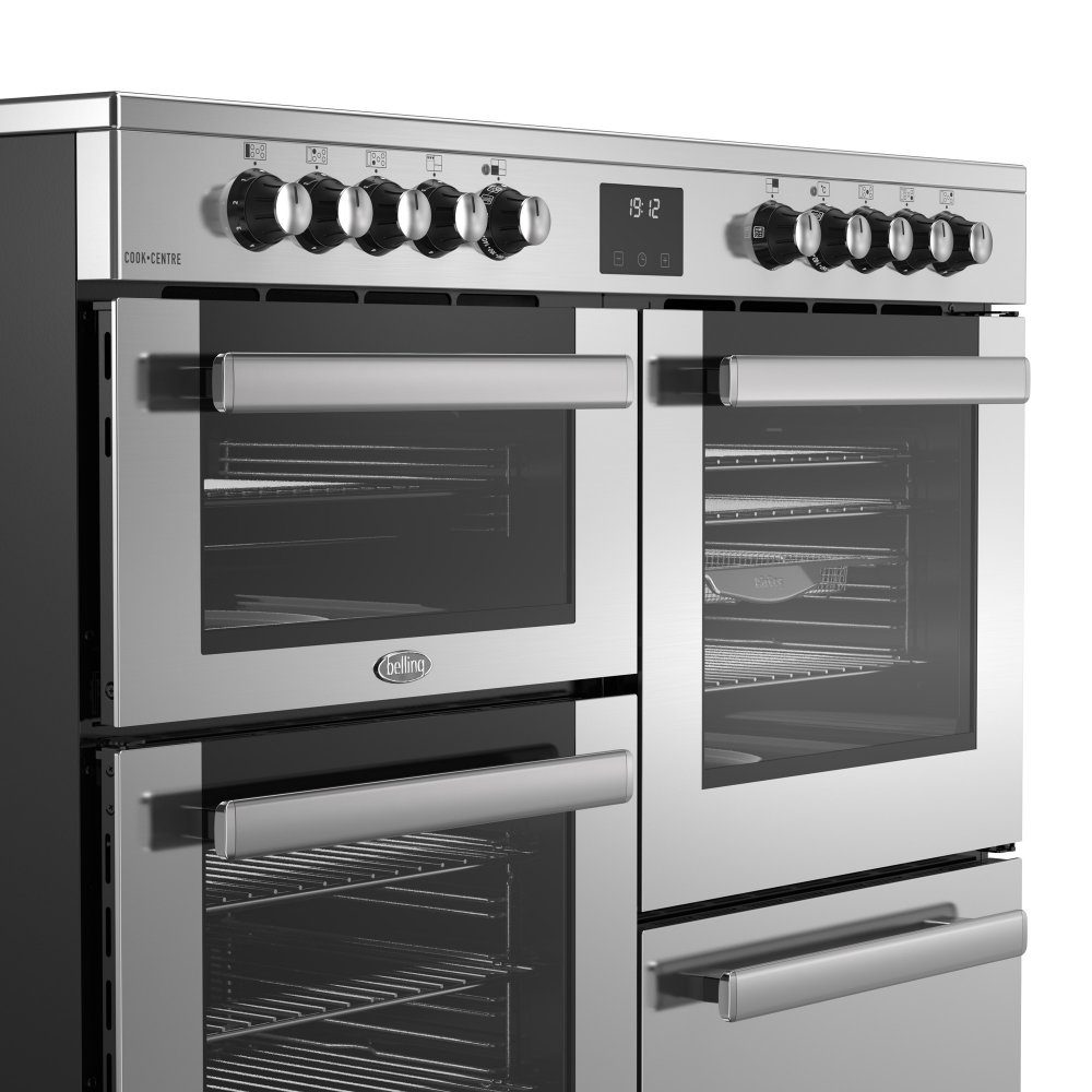 Belling Cookcentre 110E Ceramic Range Cooker 444411804 - Stainless Steel Belling Cookcentre 110E Ceramic Range Cooker 444411804 - Stainless Steel