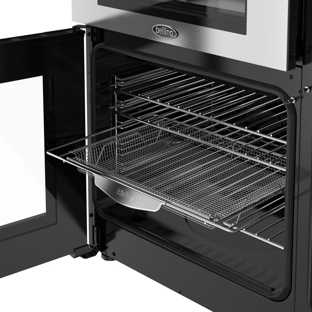 Belling Cookcentre 90DF Dual Fuel Range Cooker 444411794 - Stainless Steel Belling Cookcentre 90DF Dual Fuel Range Cooker 444411794 - Stainless Steel
