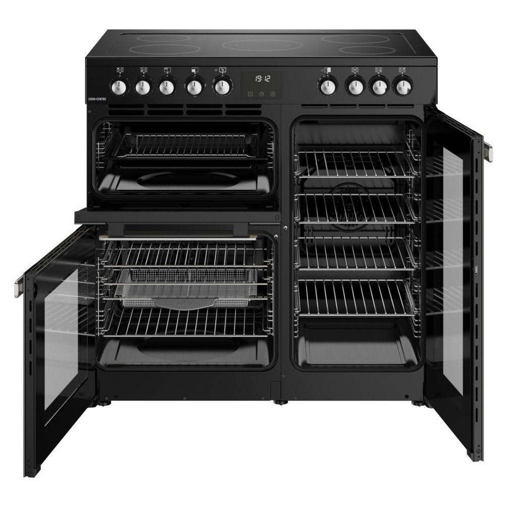 Belling Cookcentre 90E Ceramic Range Cooker 444411791 - BLACK Belling Cookcentre 90E Ceramic Range Cooker 444411791 - BLACK