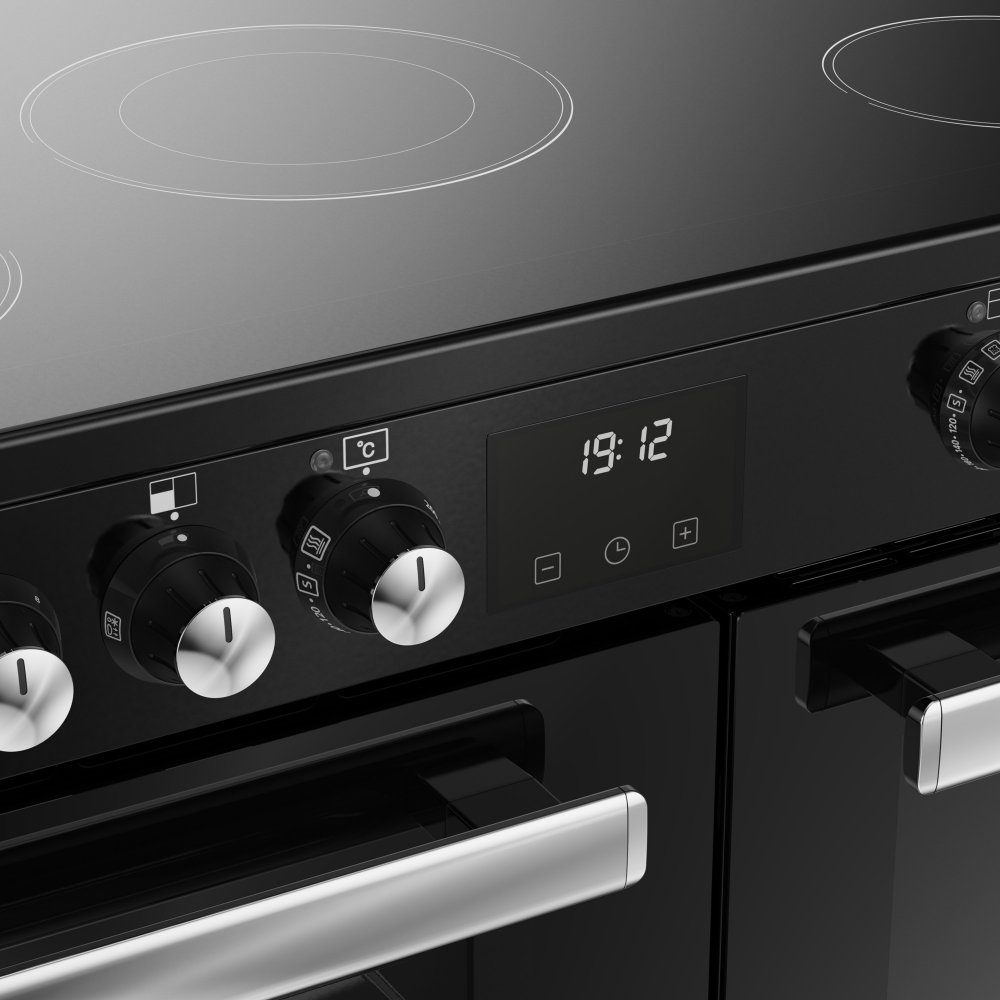 Belling Cookcentre 90E Ceramic Range Cooker 444411791 - BLACK Belling Cookcentre 90E Ceramic Range Cooker 444411791 - BLACK