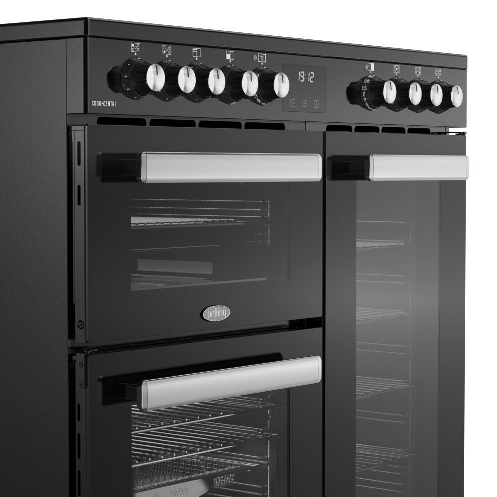 Belling Cookcentre 90E Ceramic Range Cooker 444411791 - BLACK Belling Cookcentre 90E Ceramic Range Cooker 444411791 - BLACK