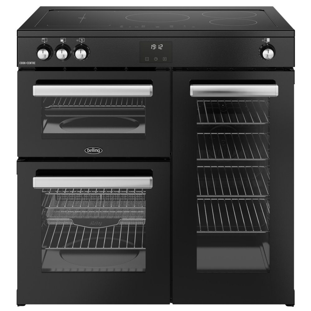 Belling Cookcentre 90EI Induction Range Cooker 444411795 - Black
