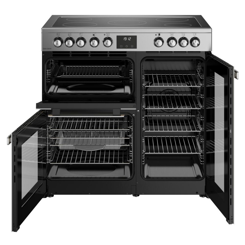 Belling Cookcentre 90E Ceramic Range Cooker 444411792 - STAINLESS STEEL Belling Cookcentre 90E Ceramic Range Cooker 444411792 - STAINLESS STEEL