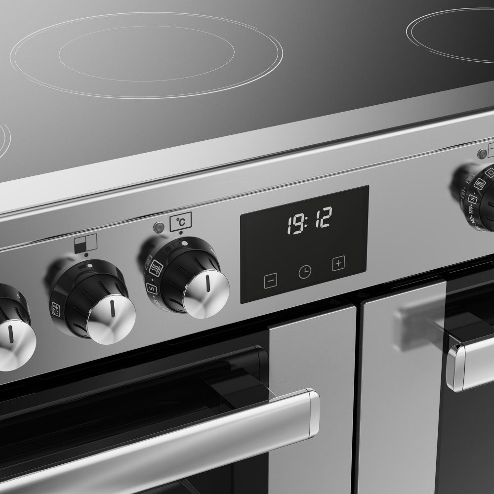 Belling Cookcentre 90E Ceramic Range Cooker 444411792 - STAINLESS STEEL Belling Cookcentre 90E Ceramic Range Cooker 444411792 - STAINLESS STEEL