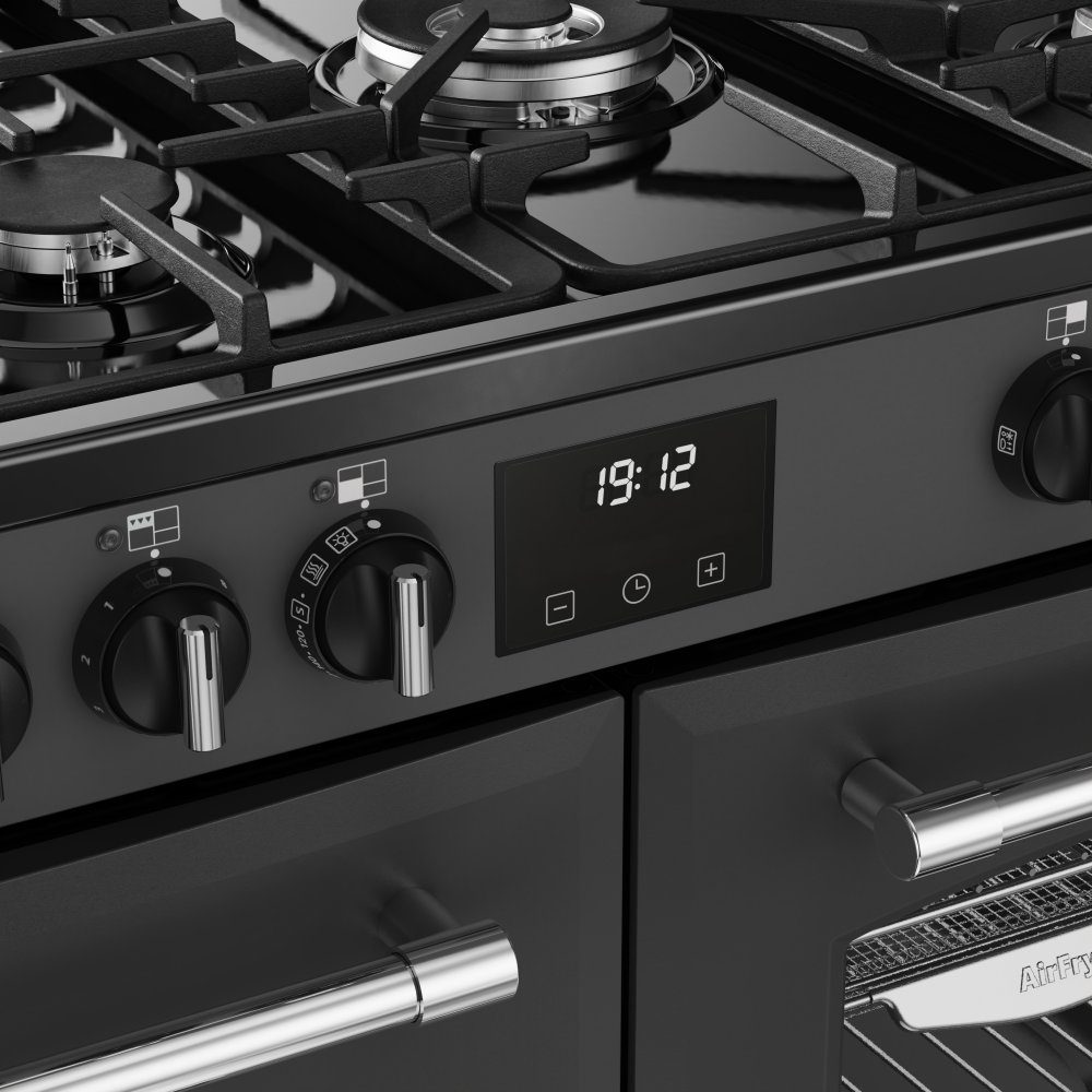 Belling Farmhouse 100DF Dual Fuel Range Cooker 444411828 - Anthracite Belling Farmhouse 100DF Dual Fuel Range Cooker 444411828 - Anthracite
