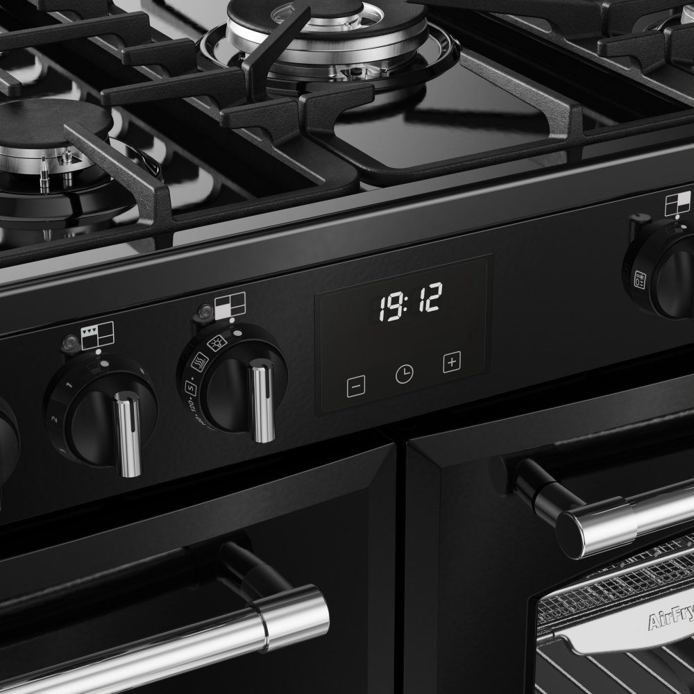 Belling 11829 100cm Dual Fuel Range Cooker BEL RCA FARMHOUSE 100DF BLK - BLACK Belling 11829 100cm Dual Fuel Range Cooker BEL RCA FARMHOUSE 100DF BLK - BLACK